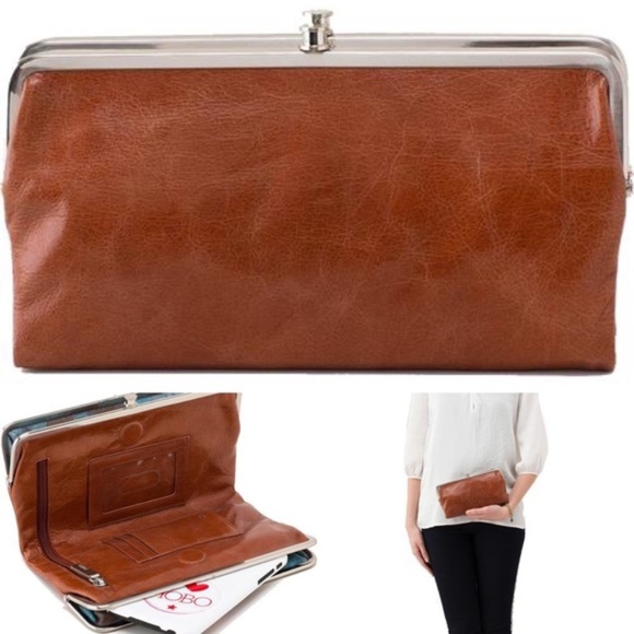 HOBO Handbags - HOBO Lauren Clutch Wallet Metallic New Penny